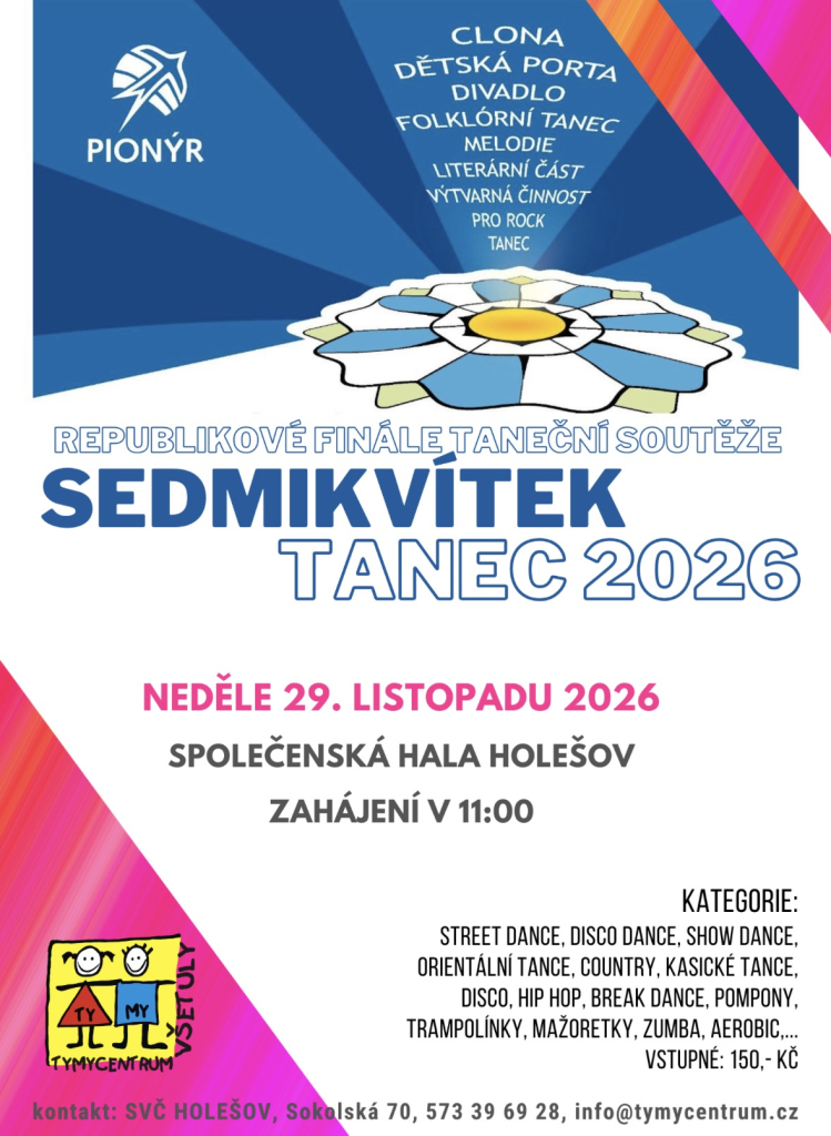 Listopad - Sedmikvítek taneční soutěž