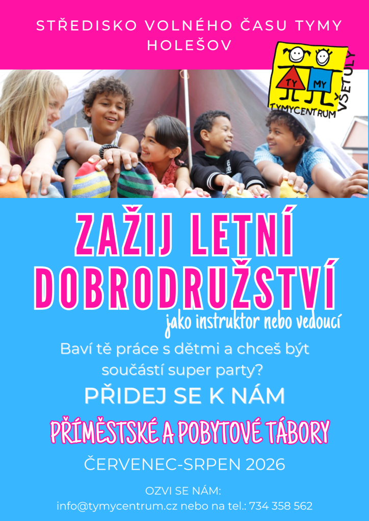 Hledáme dobrovolníky na léto 2026!