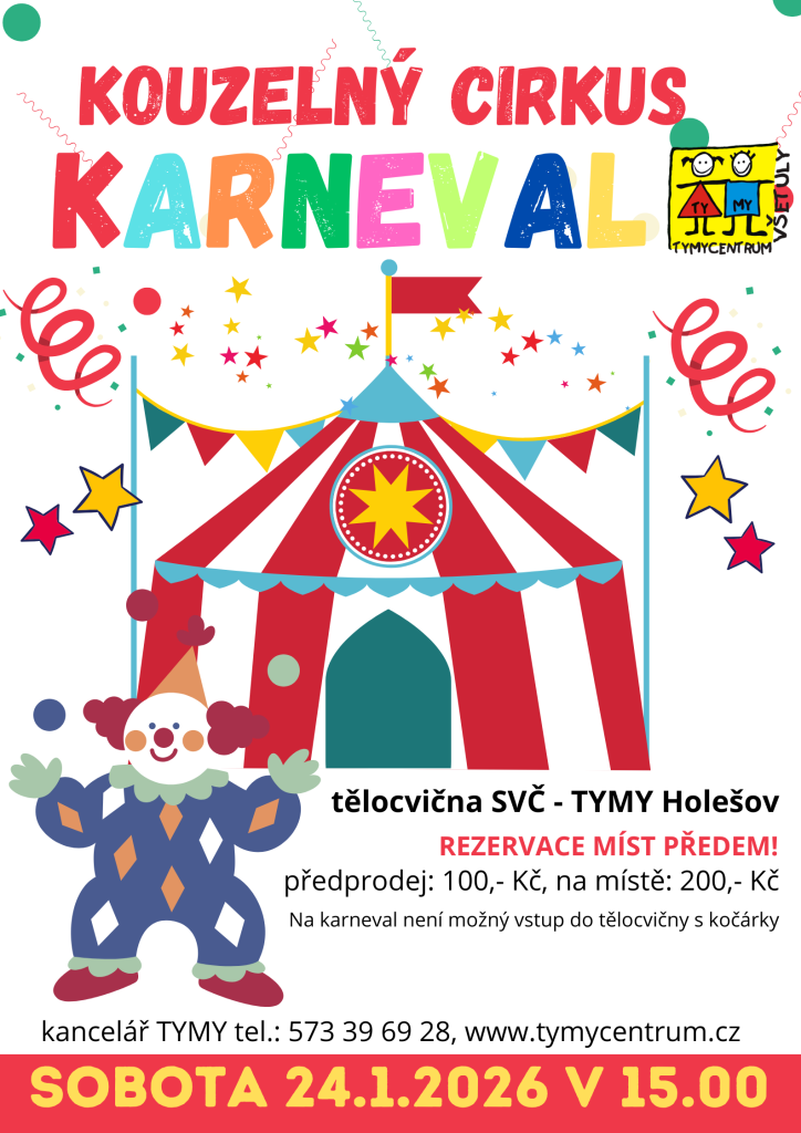 Dětský karneval 2026 - Kouzelný cirkus 