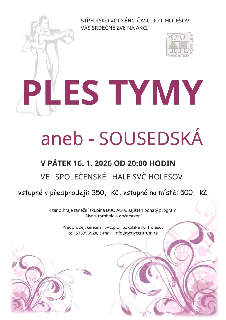 Ples TYMY aneb Sousedská