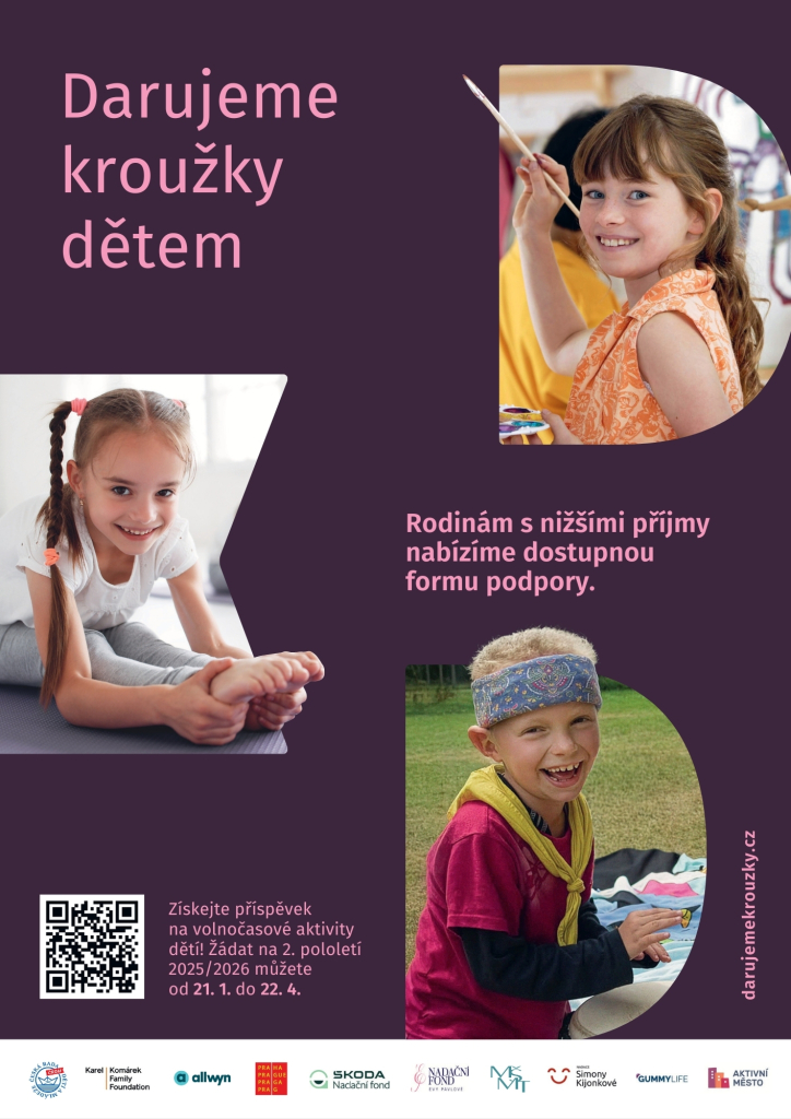 Novinky z projektu Darujeme kroužky dětem