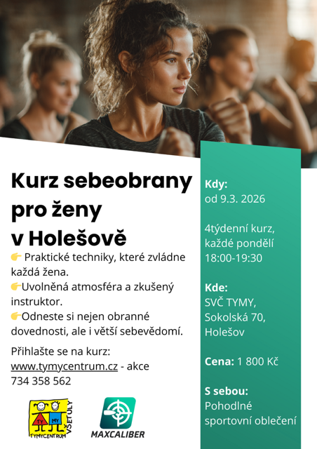 Kurz sebeobrany pro ženy v Holešově