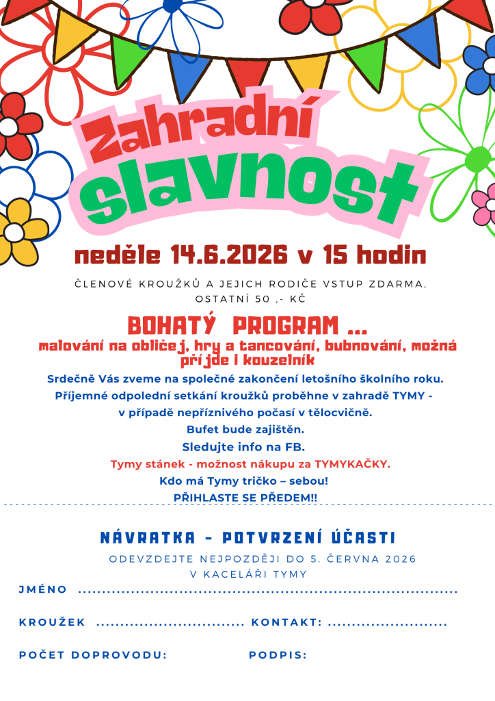 Zahradní slavnost - červen