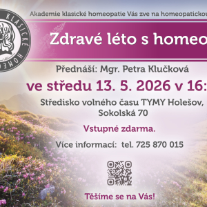 Zdravé léto s homeopatií